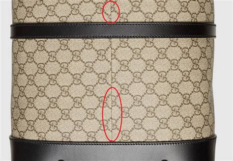 how to tell if gucci fake duffle|gucci bag counterfeit.